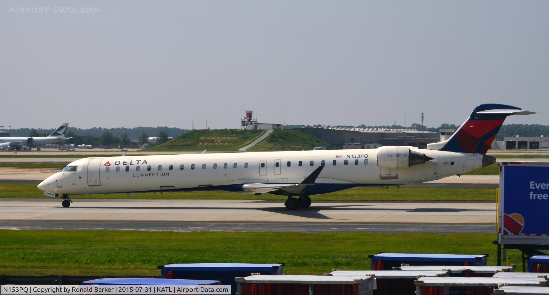 N153PQ, 2007 Bombardier CRJ-900ER (CL-600-2D24) C/N 15153, Taxi Atlanta