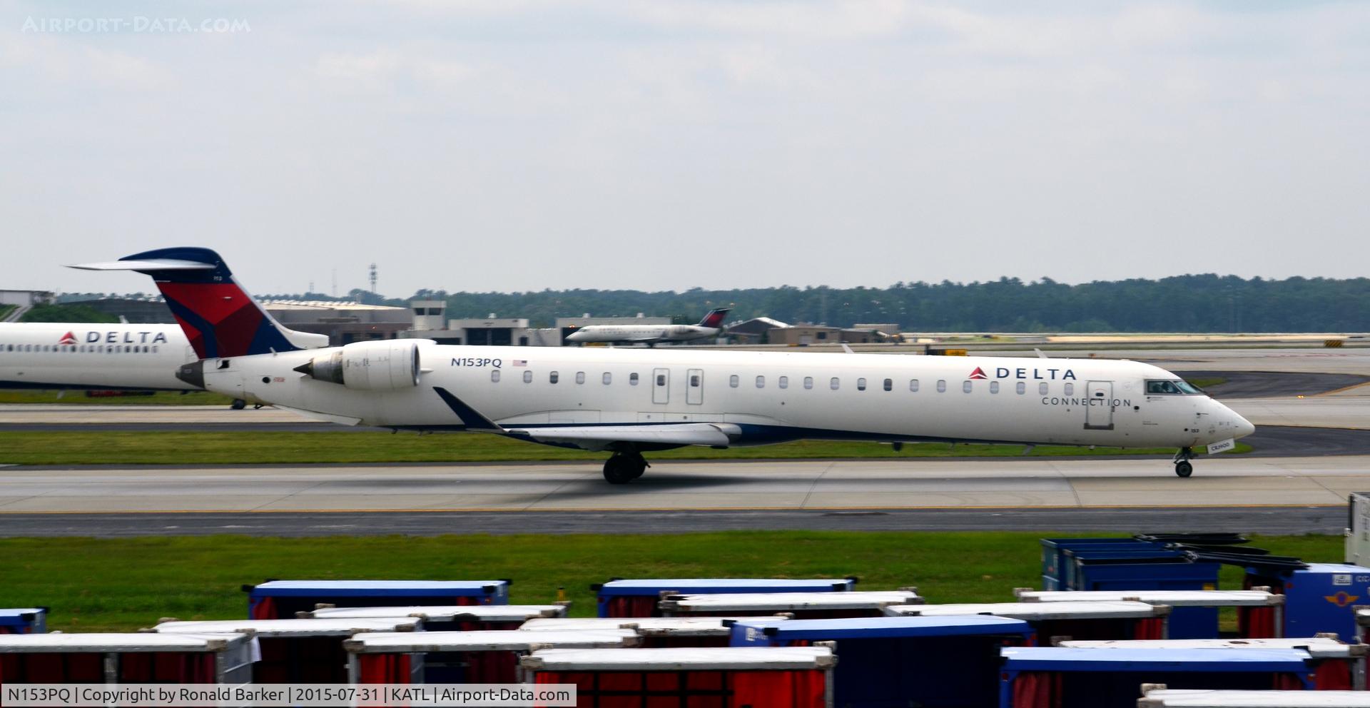 N153PQ, 2007 Bombardier CRJ-900ER (CL-600-2D24) C/N 15153, Taxi Atlanta