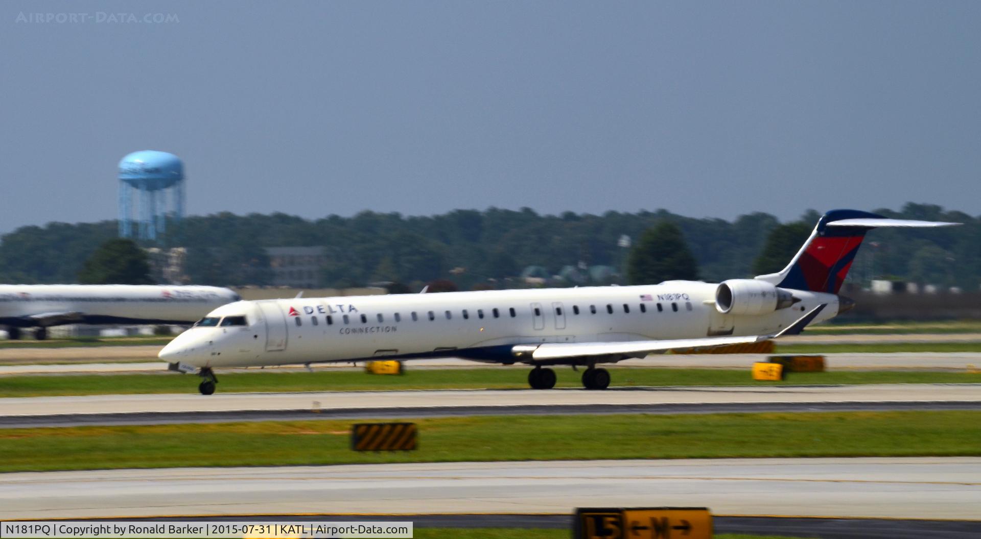 N181PQ, 2008 Bombardier CRJ-900ER (CL-600-2D24) C/N 15181, Taxi Atlanta