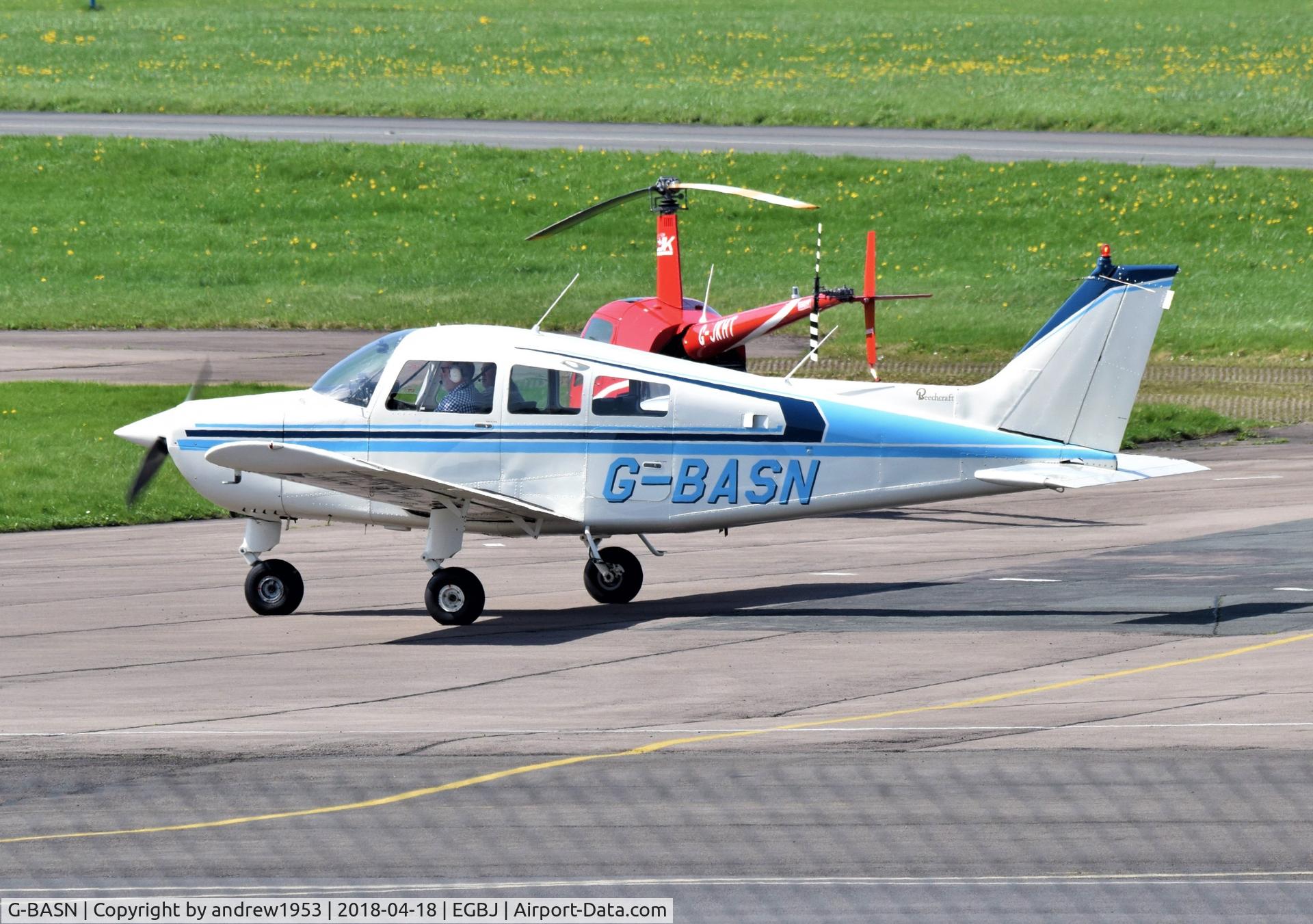 G-BASN, 1973 Beech C23 Sundowner 180 Sundowner 180 C/N M-1476, G-BASN at Gloucestershire Airport.