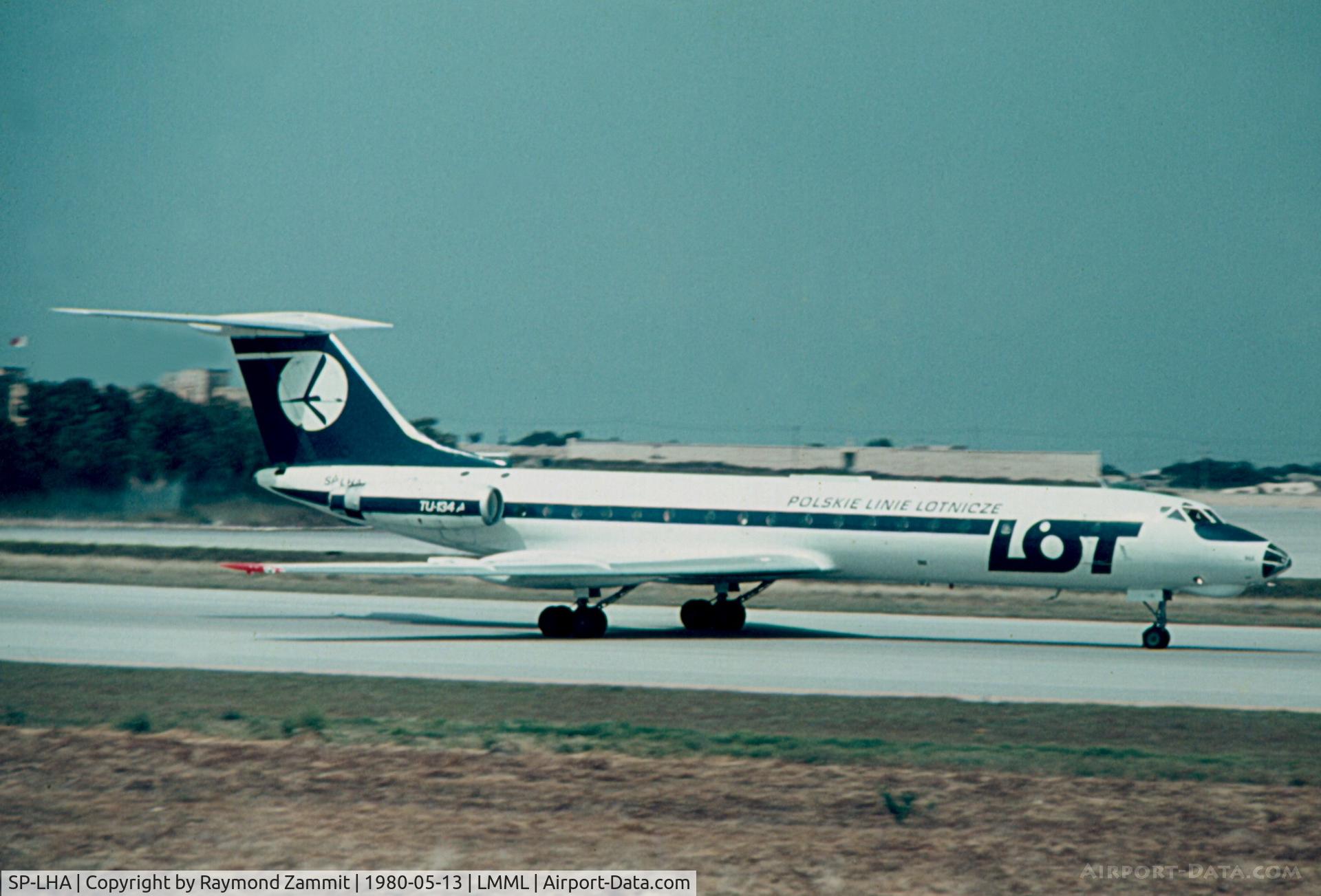 SP-LHA, 1973 Tupolev Tu-134A C/N 3351808, Tupolev Tu134 SP-LHA LOT