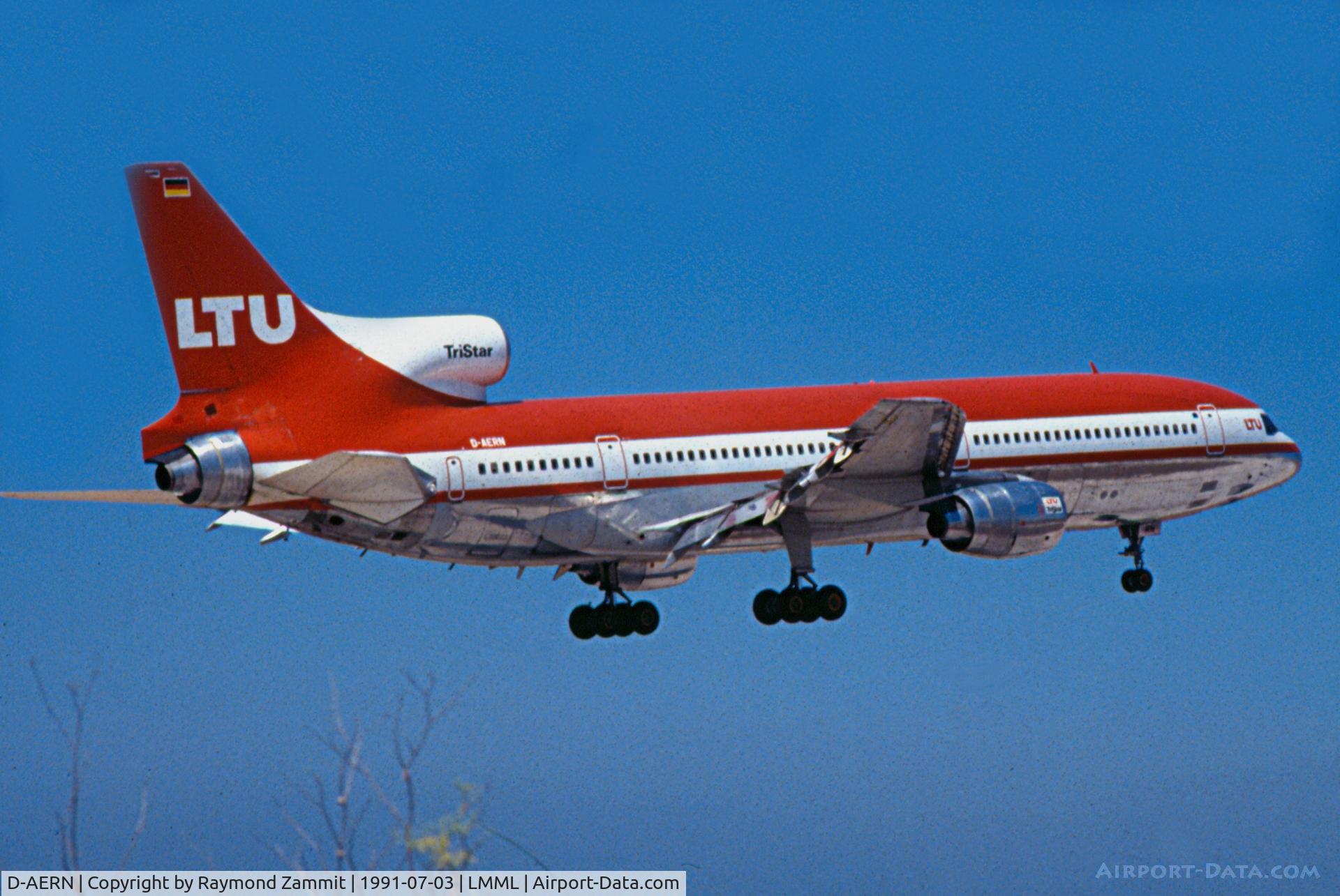 D-AERN, 1978 Lockheed L-1011-385-1-15 TriStar 200 C/N 193A-1158, Lockheed L1011 Tristar D-AERN LTU