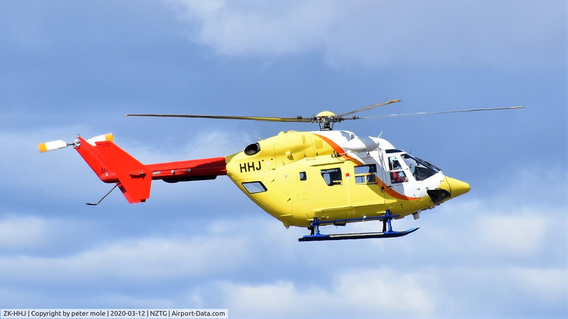 ZK-HHJ, 1996 MBB-Kawasaki BK-117B-2 C/N 1109, Kawasaki 117