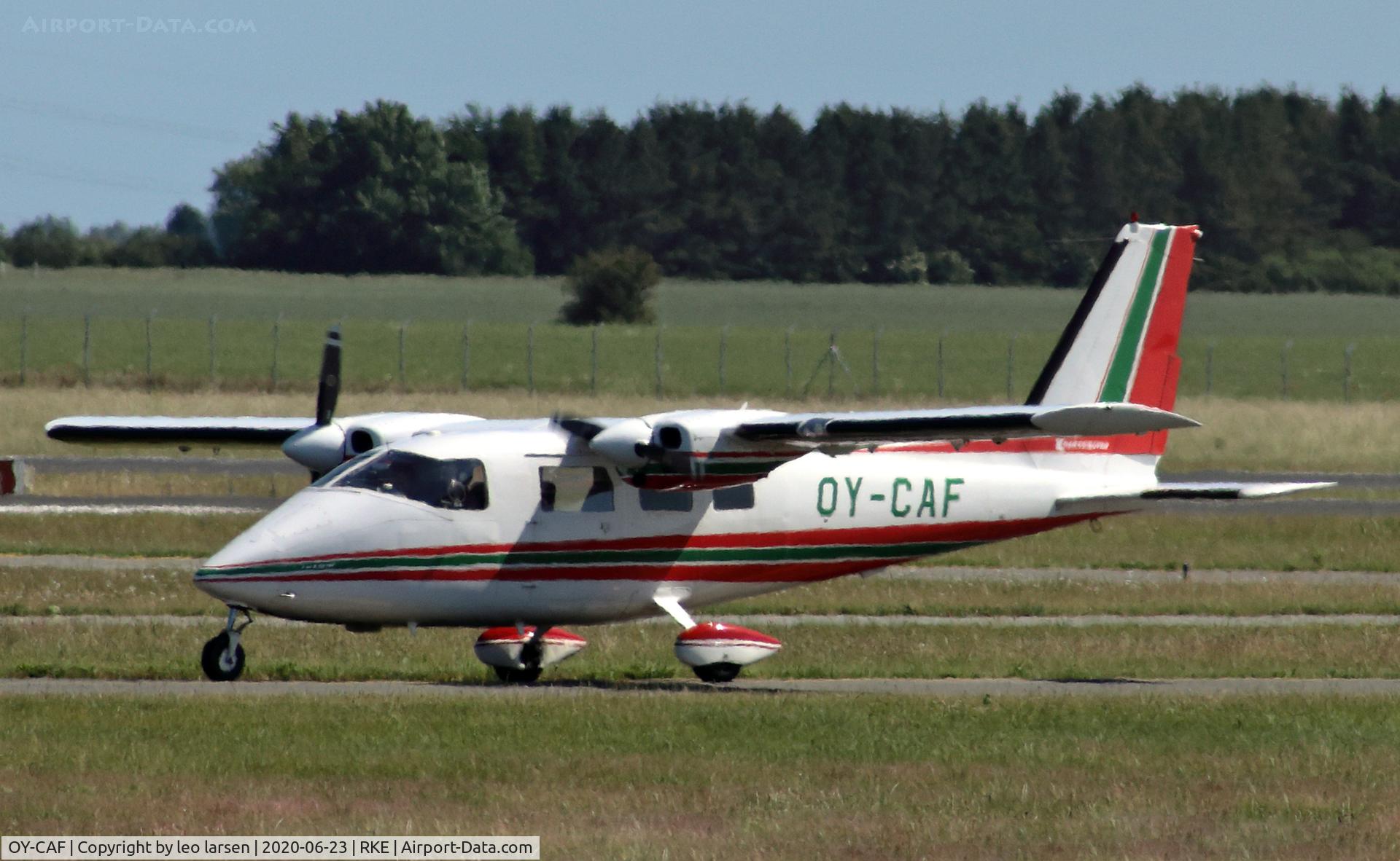 OY-CAF, 1980 Partenavia P-68B C/N 196, Roskilde 23.6.2020