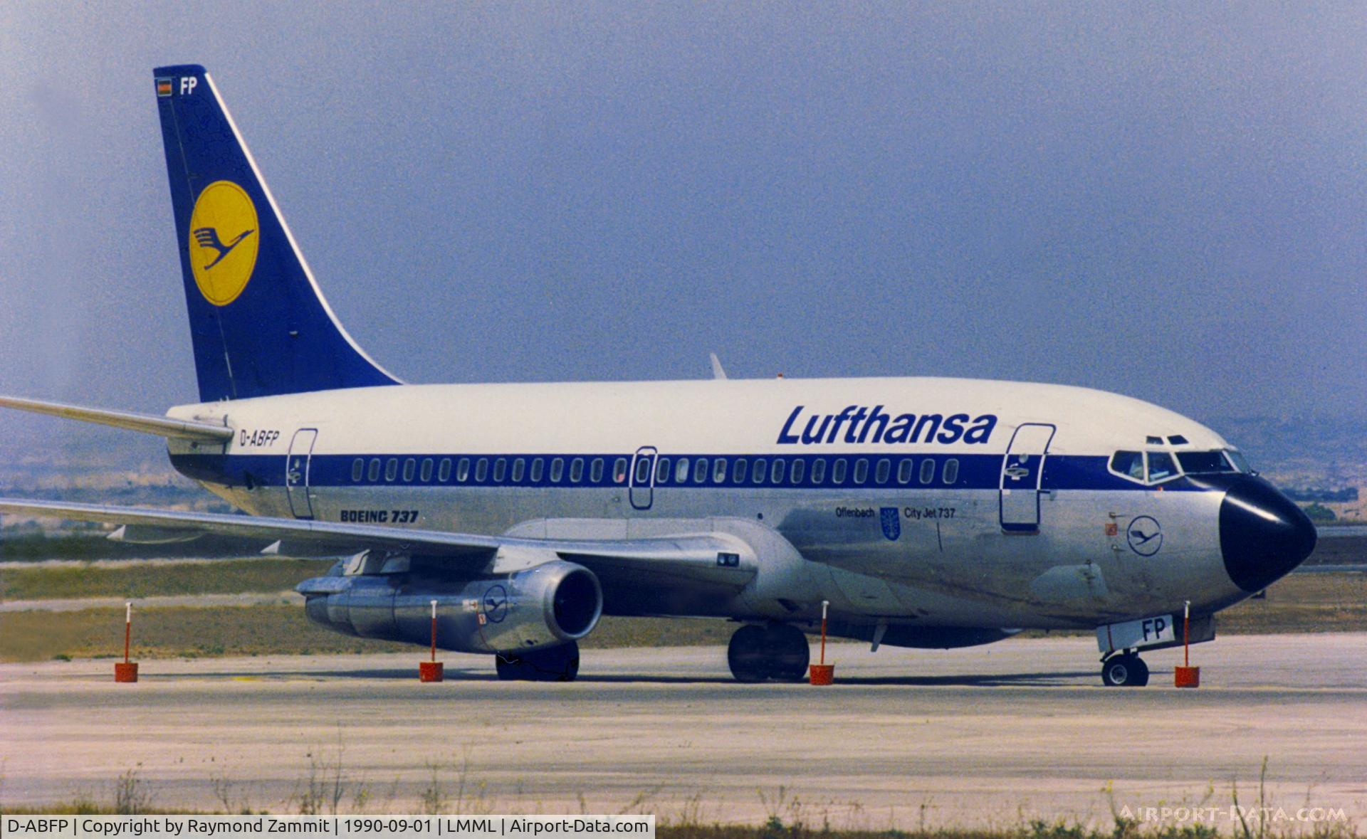 D-ABFP, 1981 Boeing 737-230 C/N 22123, B737-200 D-ABFP Lufthansa