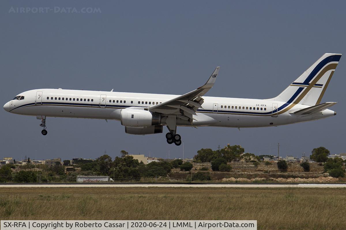 SX-RFA, 1999 Boeing 757-23N C/N 30232, Runway 31