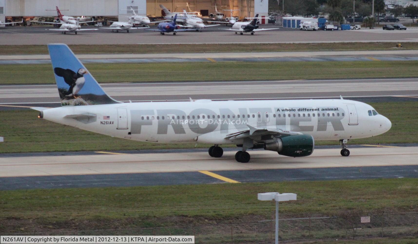 N261AV, 2001 Airbus A320-214 C/N 1615, TPA 2012