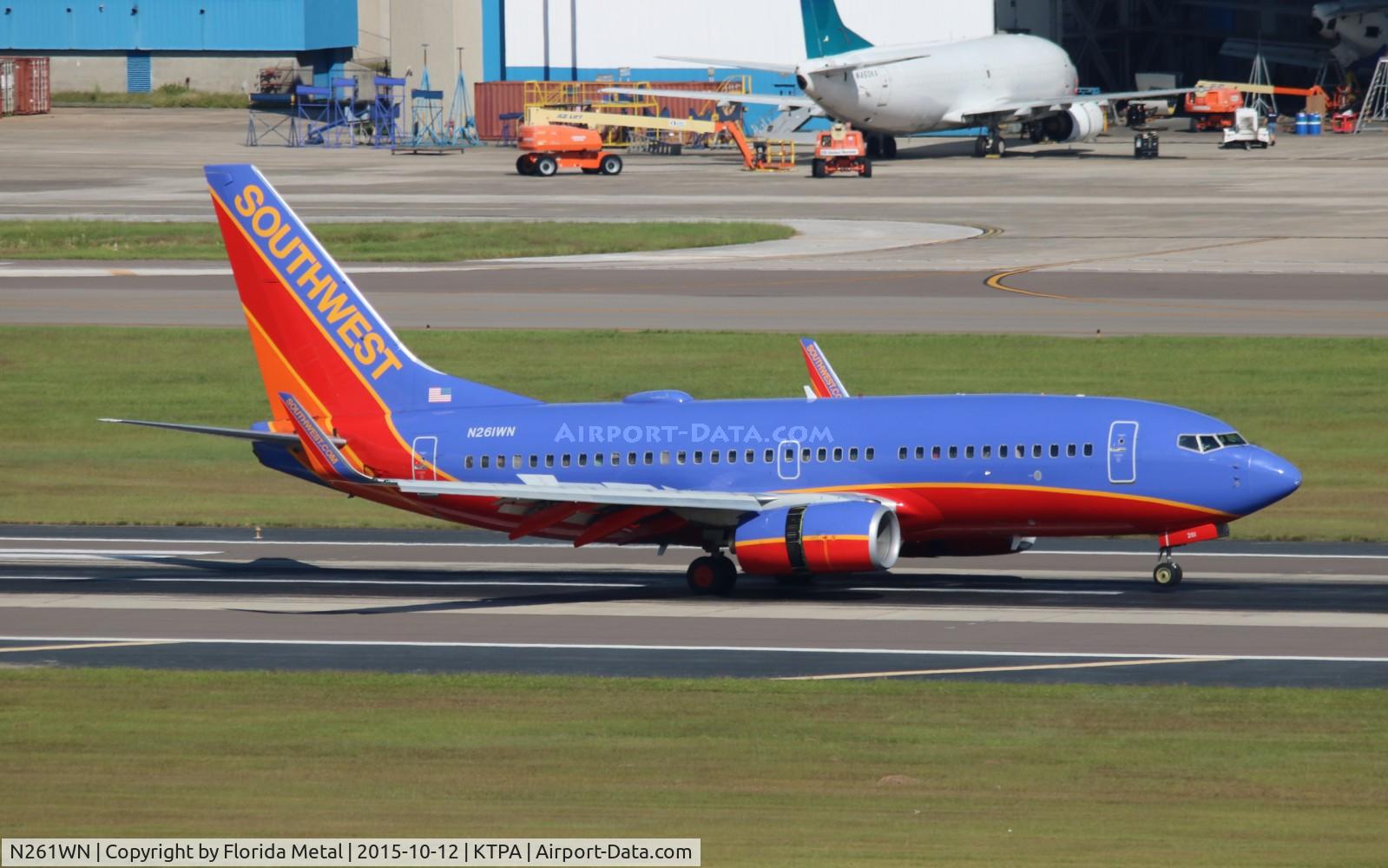 N261WN, 2006 Boeing 737-7H4 C/N 32517, TPA 2015