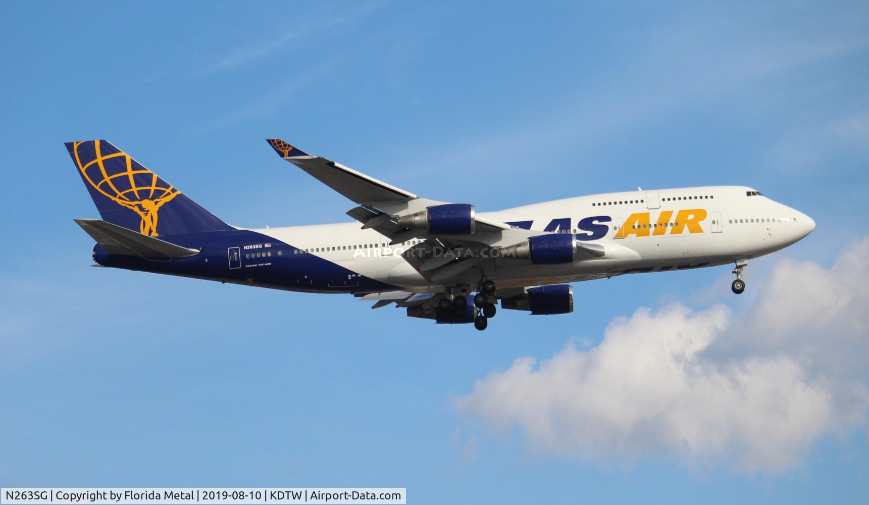 N263SG, 1999 Boeing 747-481 C/N 29263, DTW 2019