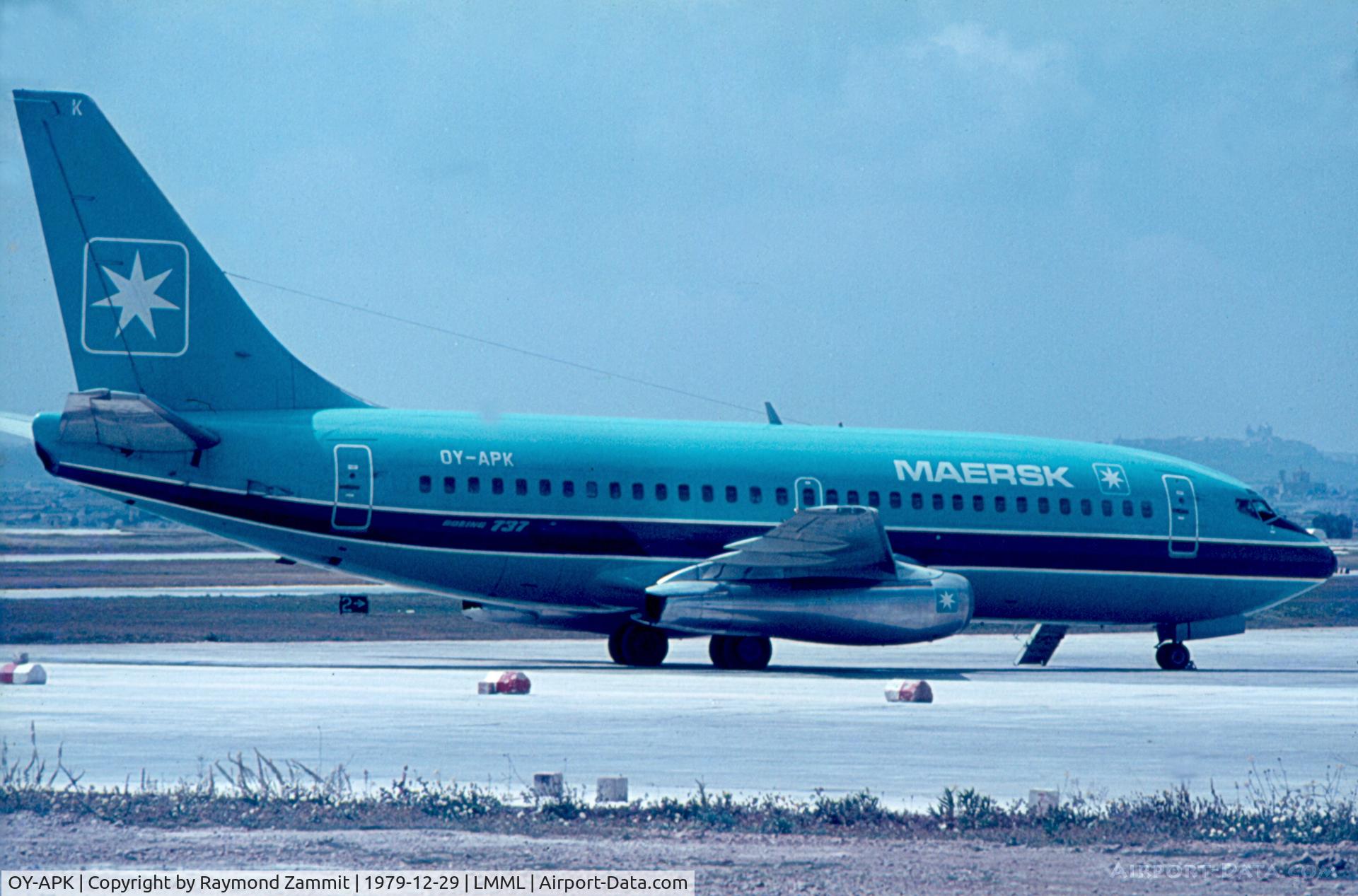 OY-APK, 1997 Boeing 737-5L9 C/N 28995, B737-500 OY-APK Maersk