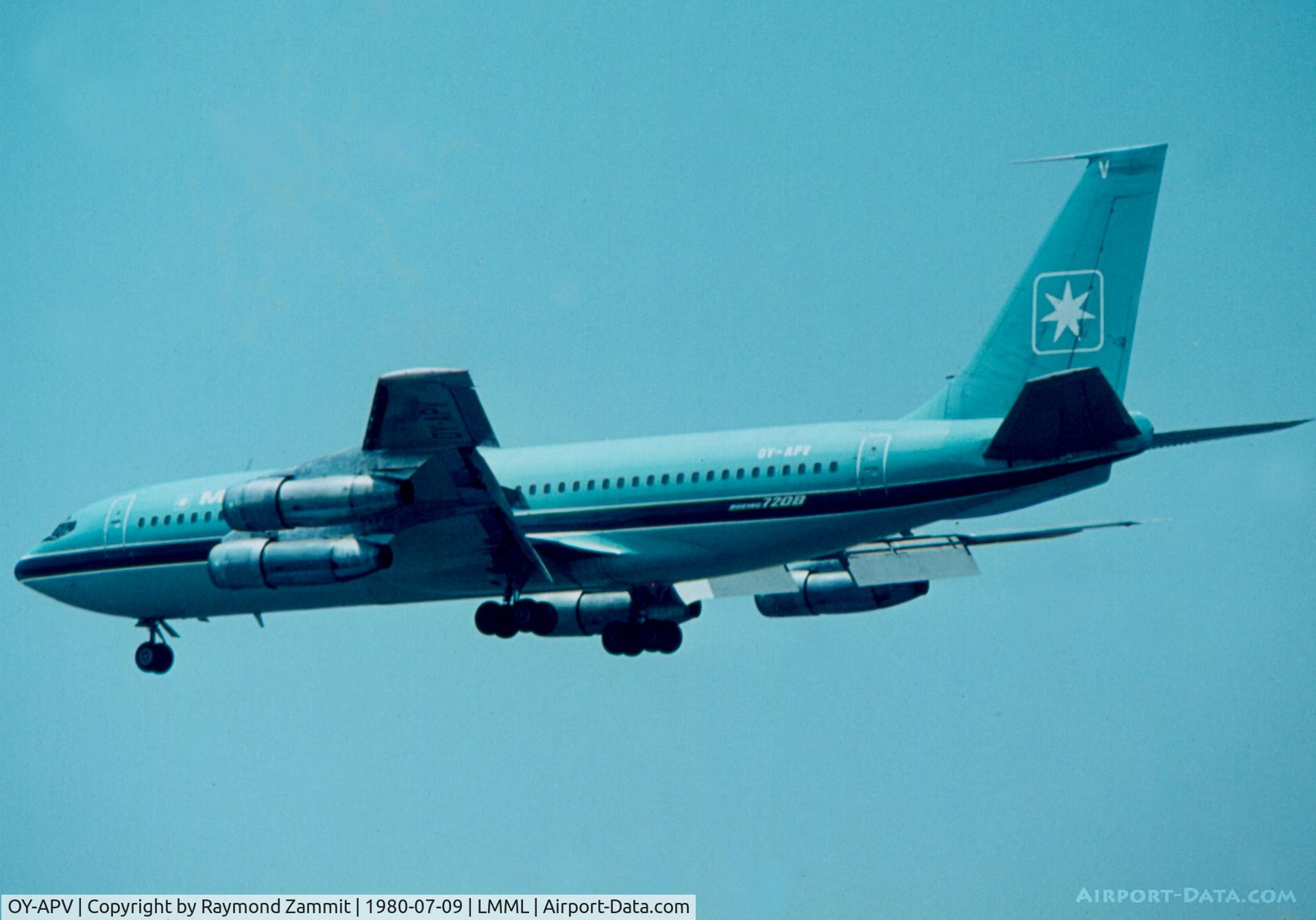 OY-APV, 1964 Boeing 720-051B C/N 18793, B720b OY-APV Maersk