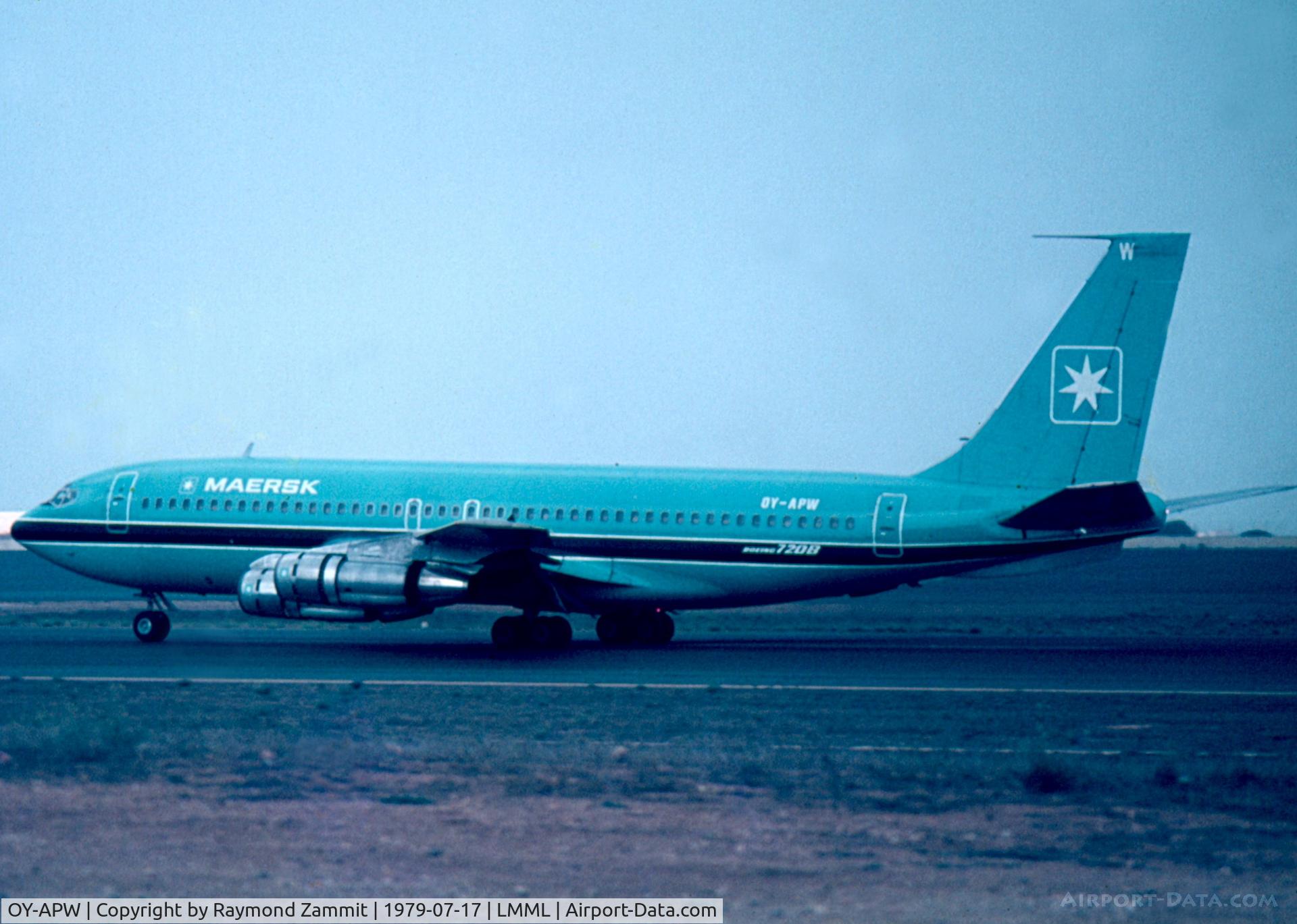 OY-APW, 1961 Boeing 720-051B C/N 18422, B720b OY-APW Maersk