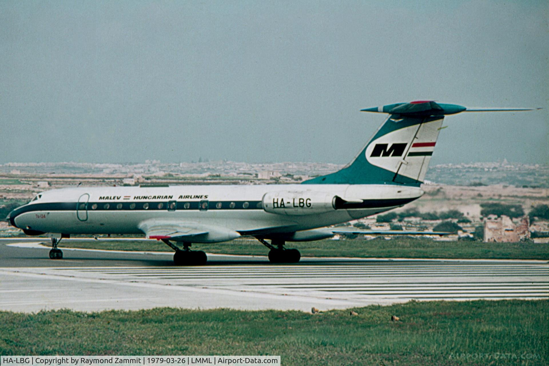 HA-LBG, 1970 Tupolev Tu-134 C/N 0350924, Tupolev 134 HA-LBG Malev