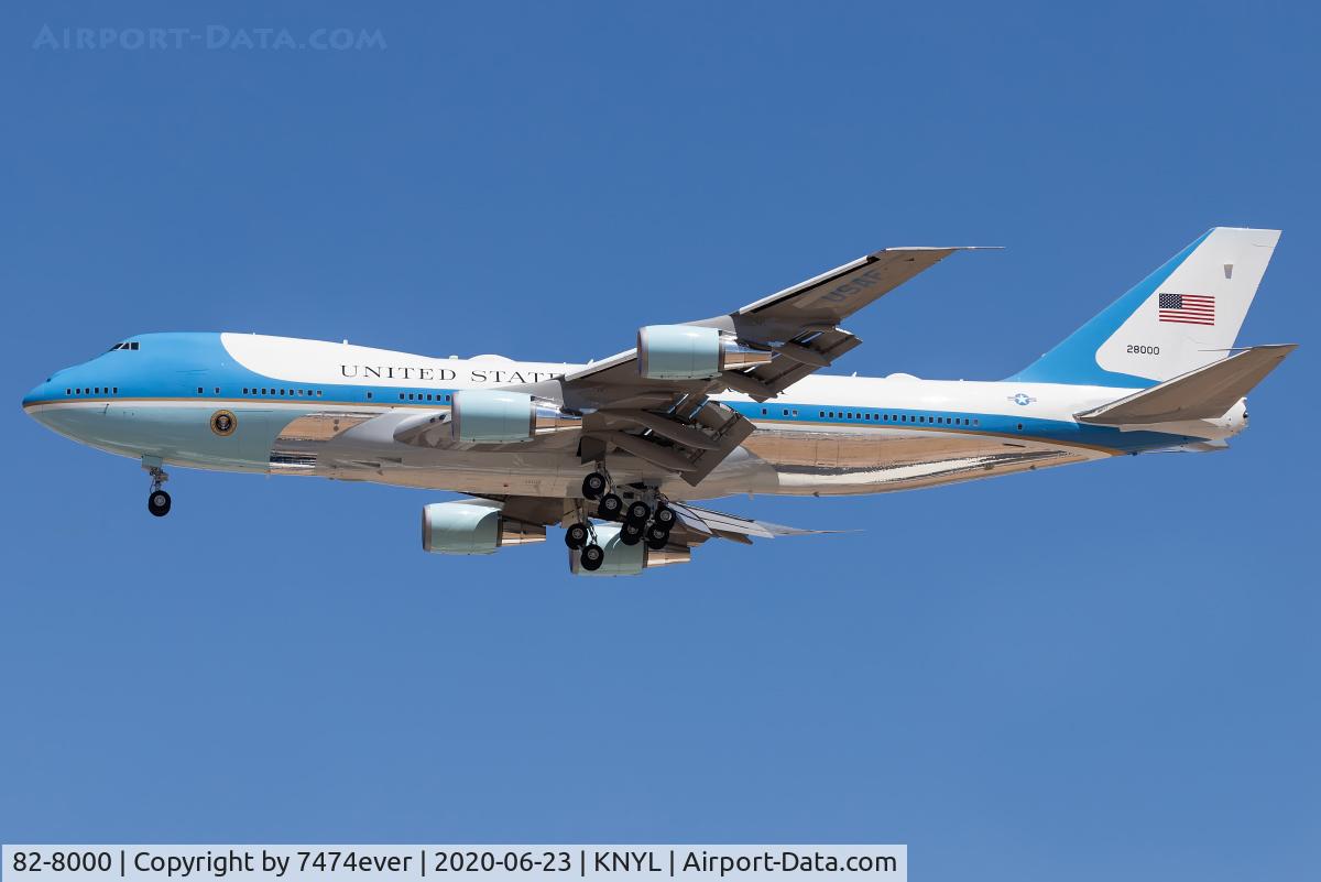 82-8000, 1987 Boeing VC-25A (747-2G4B) C/N 23824, AF1