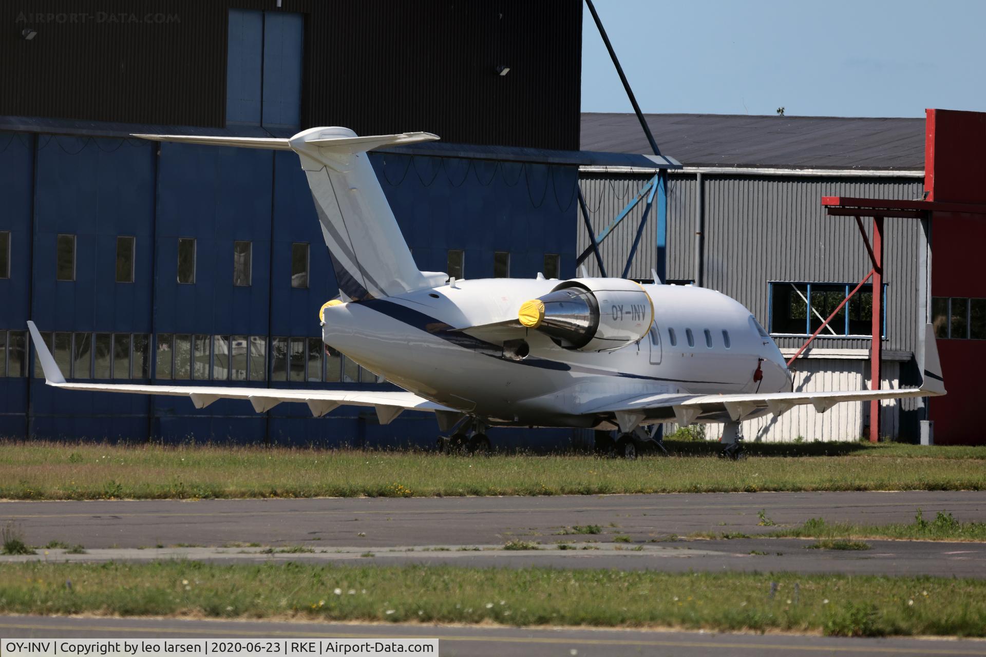 OY-INV, 2005 Bombardier Challenger 604 (CL-600-2B16) C/N 5628, Roskilde 23.6.2020