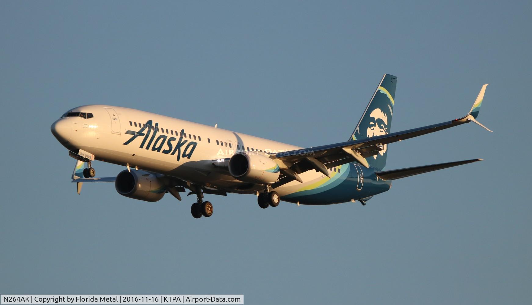 N264AK, 2016 Boeing 737-990/ER C/N 36360, TPA 2016
