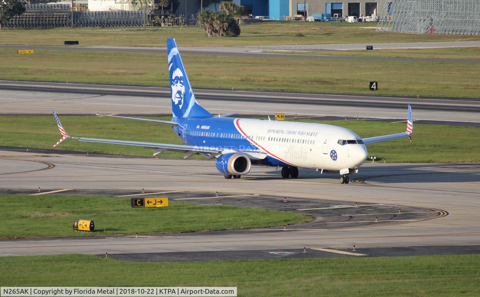 N265AK, 2016 Boeing 737-990/ER C/N 62682, TPA 2018