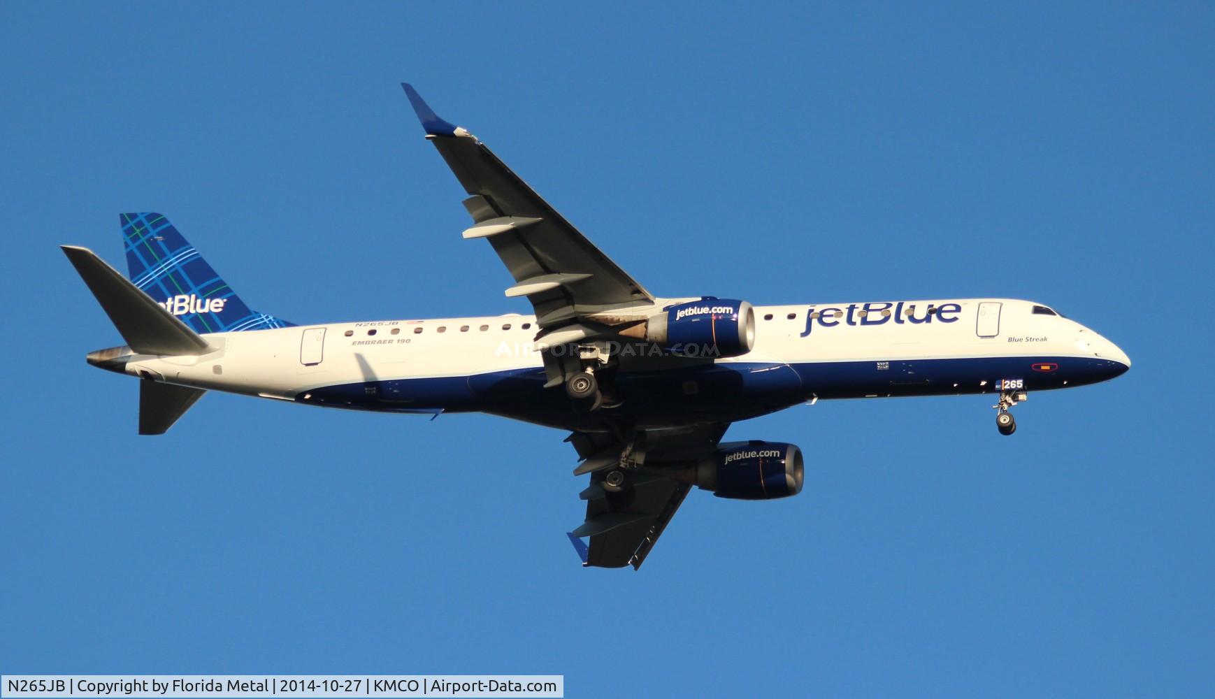 N265JB, 2006 Embraer ERJ-190-100 IGW 190AR C/N 19000049, MCO 2014