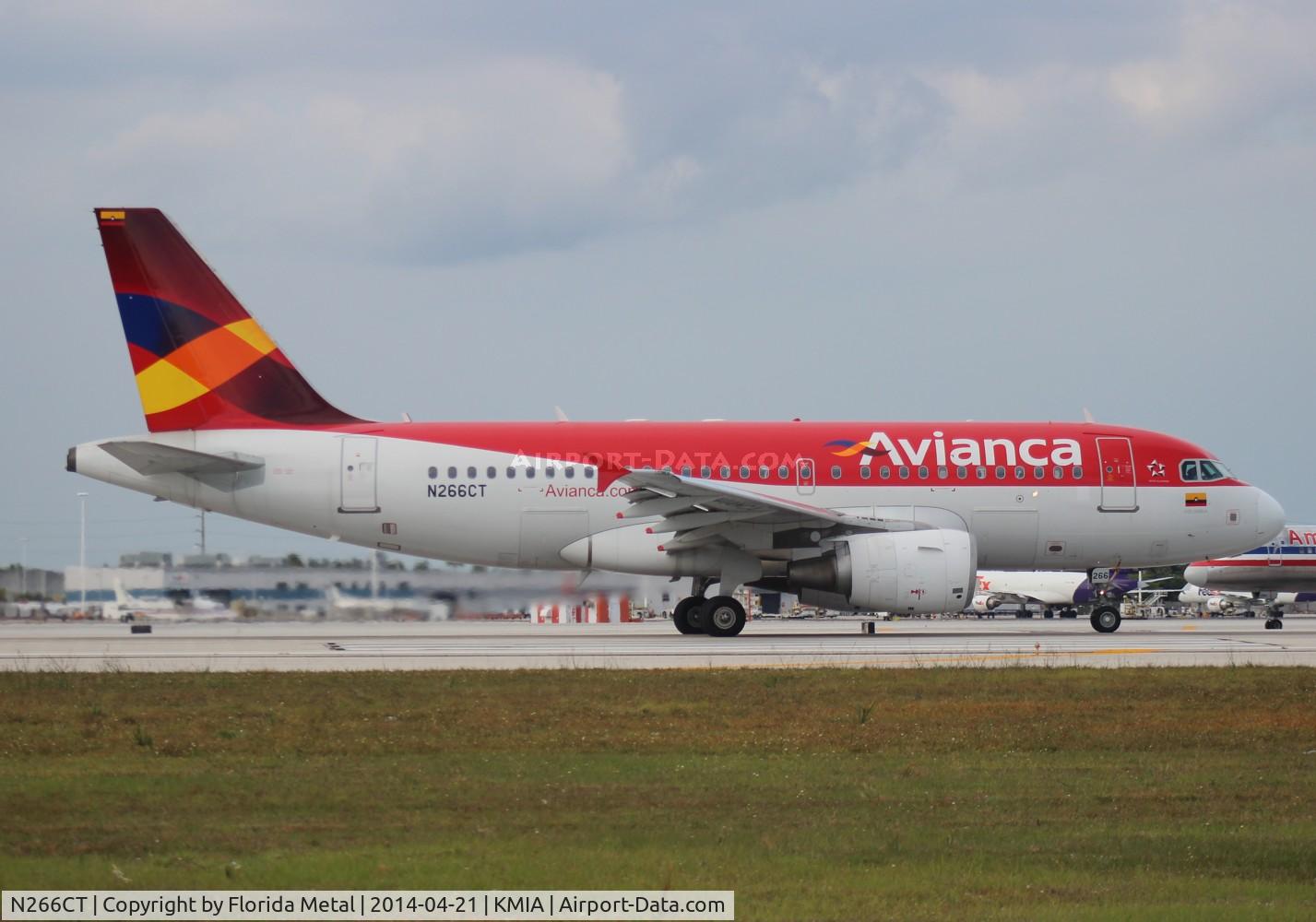 N266CT, 2006 Airbus A319-112 C/N 2662, MIA 2014