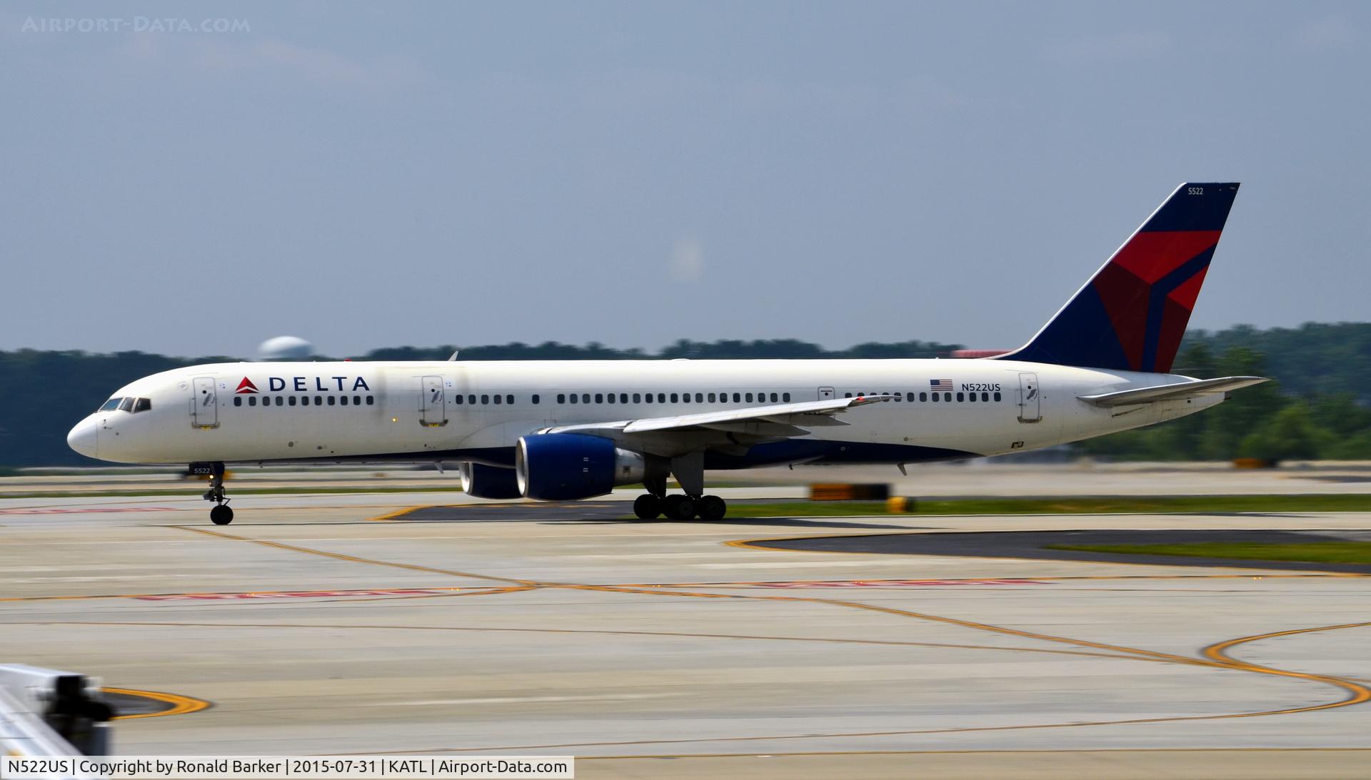 N522US, 1987 Boeing 757-251 C/N 23616, Takeoff Atlanta