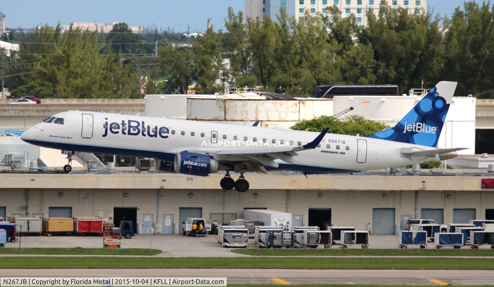 N267JB, 2007 Embraer 190AR (ERJ-190-100IGW) C/N 19000065, FLL 2015