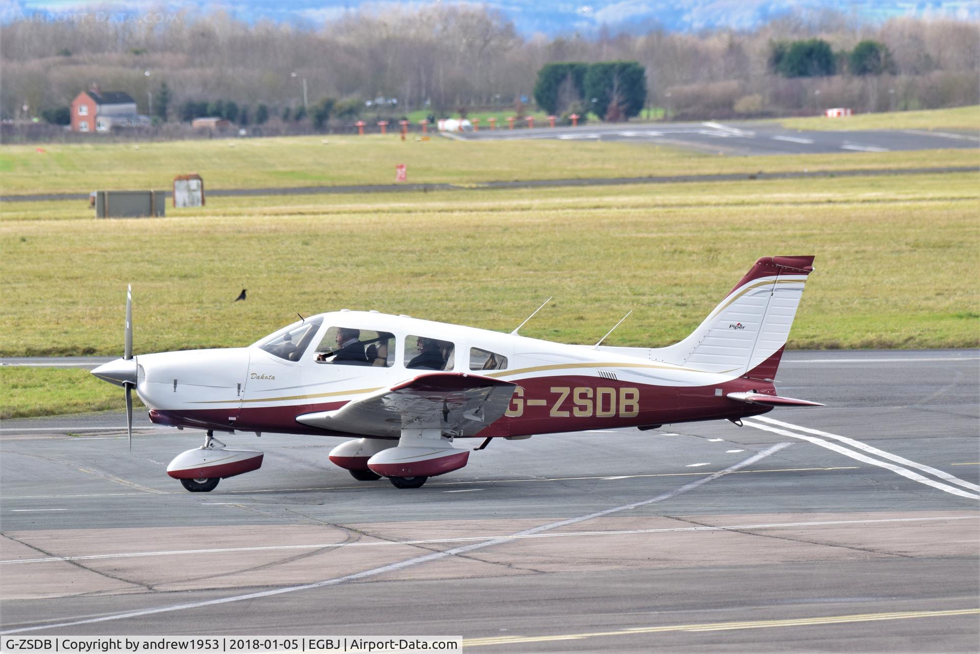G-ZSDB, 1982 Piper PA-28-236 Dakota C/N 28-8211004, G-ZSDB at Gloucestershire Airport.