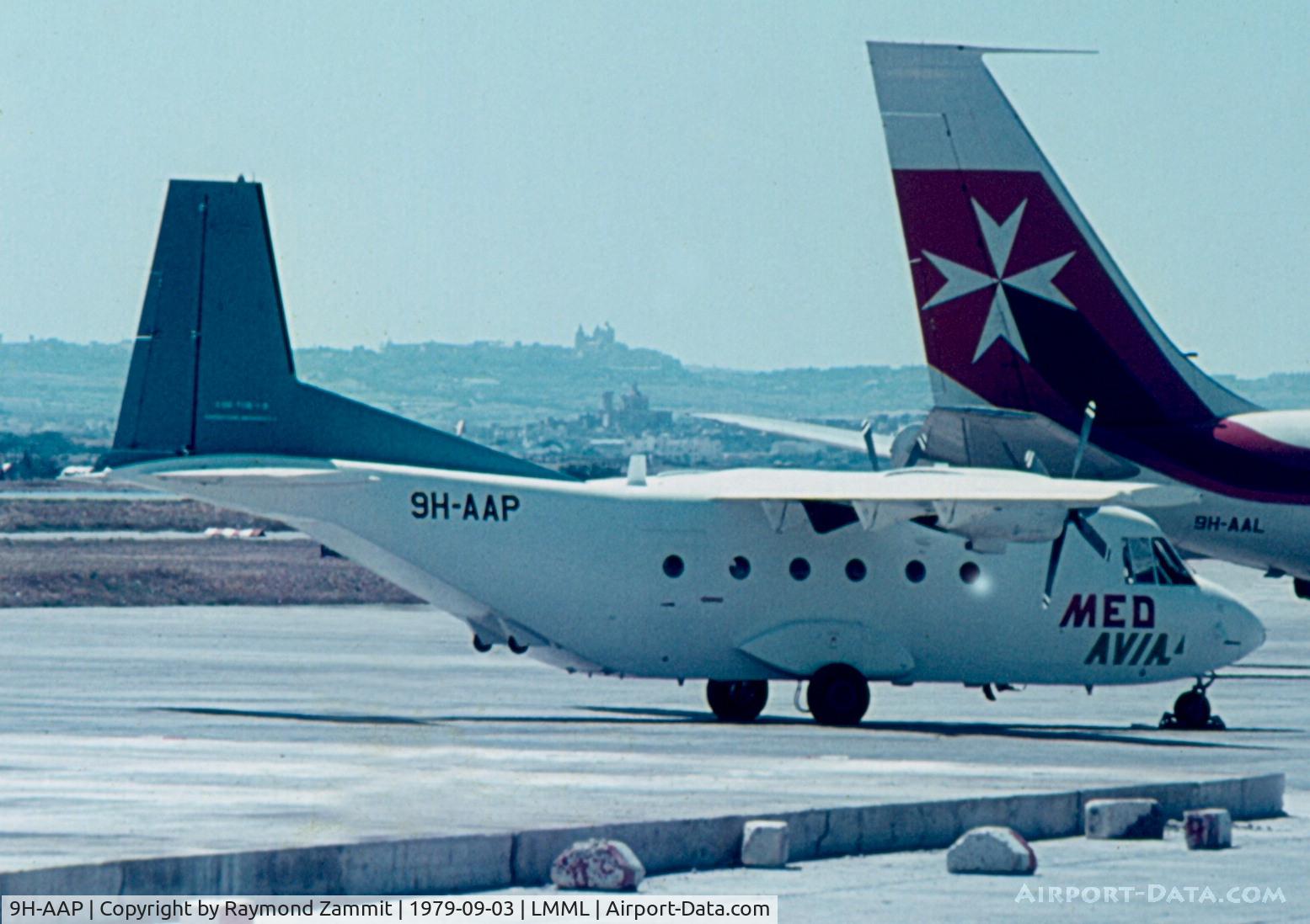 9H-AAP, 1974 CASA C-212-100 Aviocar C/N 9, CASA C-212 Aviocar 9H-AAP Med Avia