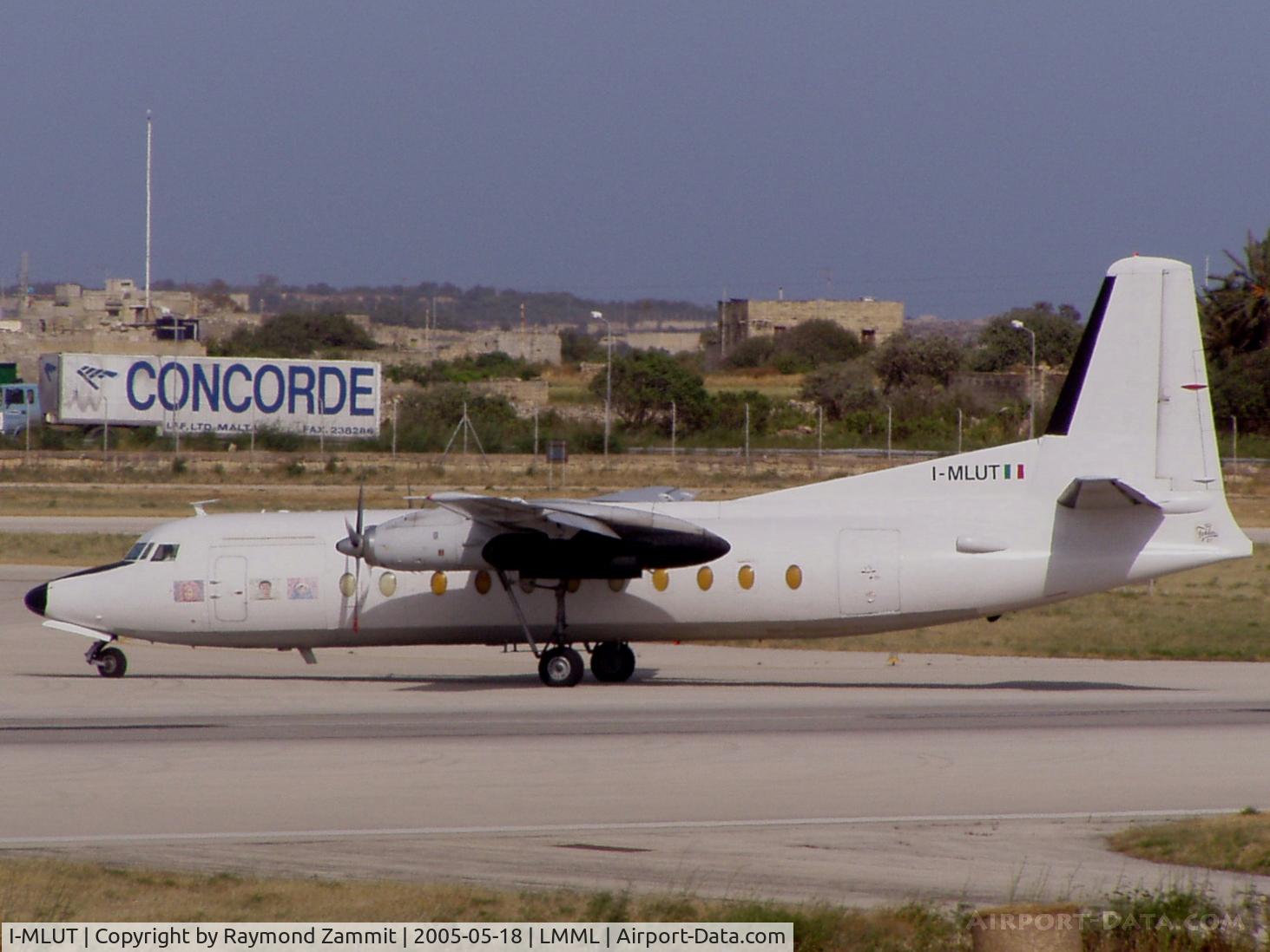 I-MLUT, 1968 Fokker F-27-500 Friendship C/N 10369, Fokker F27 Friendship I-MLUT Miniliner