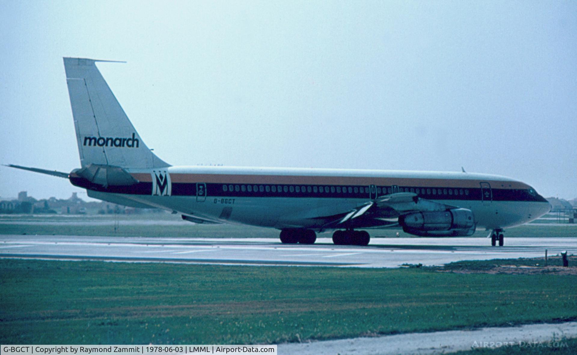 G-BGCT, 1960 Boeing 707-123B C/N 18054, B707 G-BGCT Monarch Airlines
