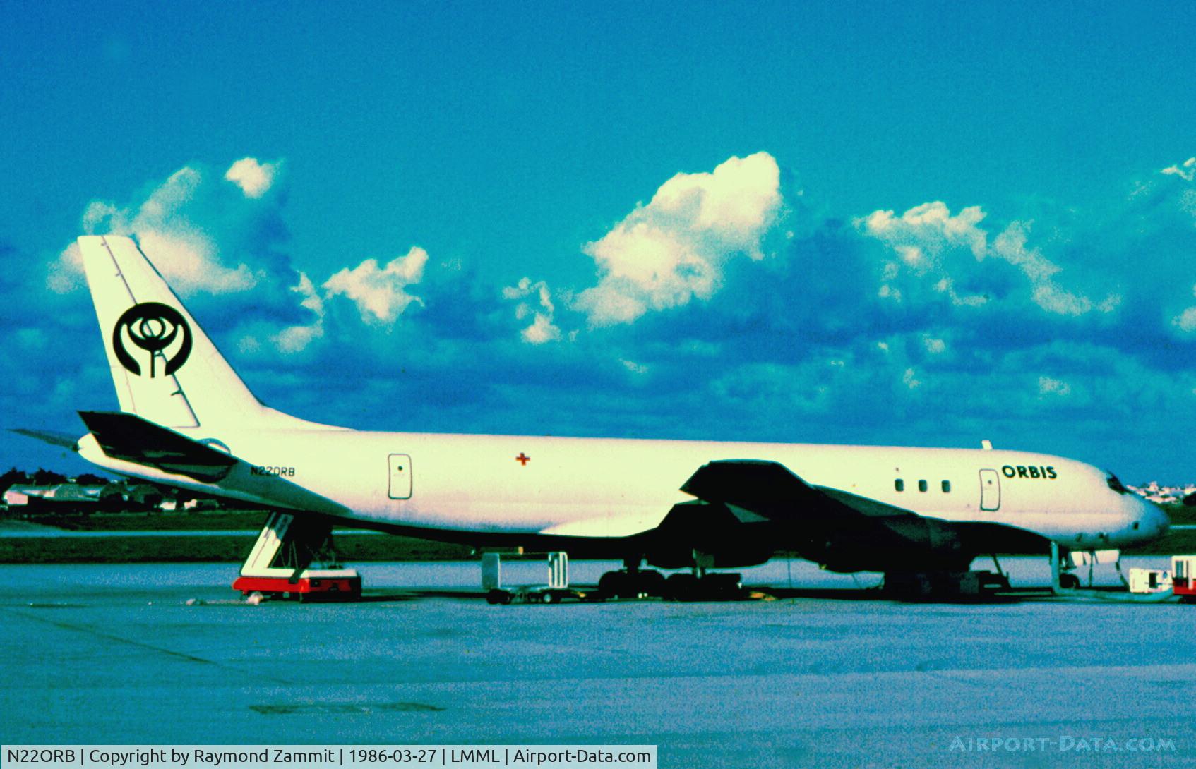 N22ORB, Douglas DC8-21 C/N 45280, DC-8 N22ORB Orbis Ophtalmics