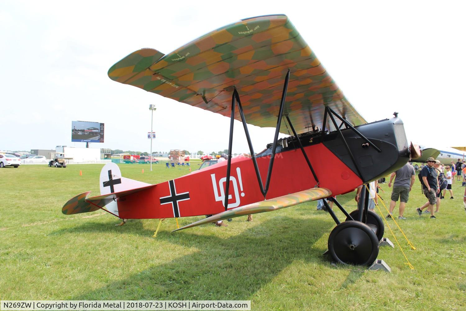 N269ZW, 2015 Fokker D-7 Replica C/N FM-15, Fokker D-7