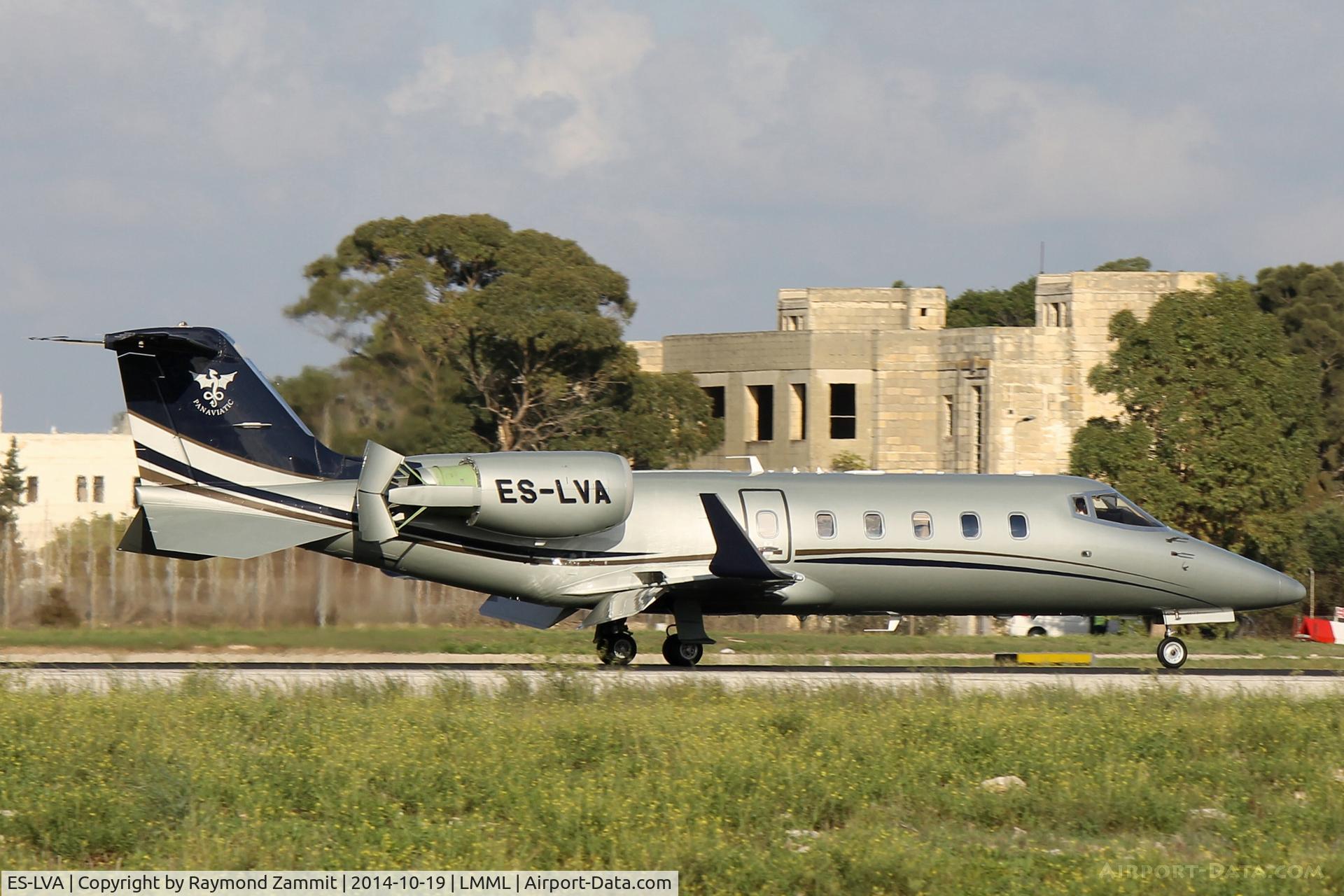 ES-LVA, 2009 Learjet 60 C/N 60-372, Learjet ES-LVA Panaviatic