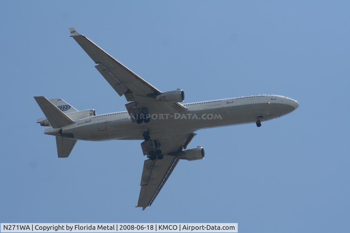 N271WA, 1992 McDonnell Douglas MD-11 C/N 48518, MCO 2008