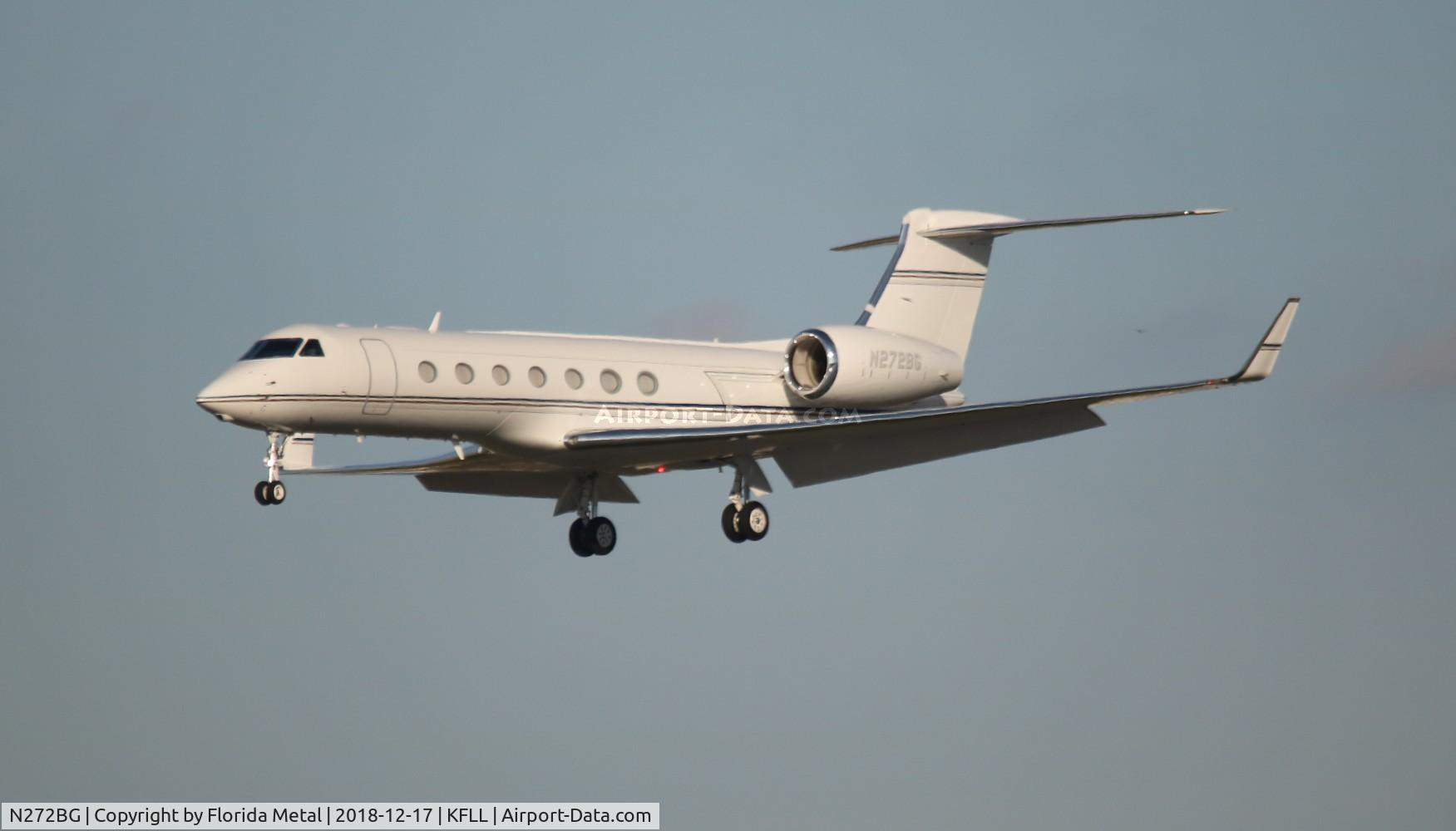 N272BG, 2007 Gulfstream Aerospace GV-SP (G550) C/N 5164, FLL 2018