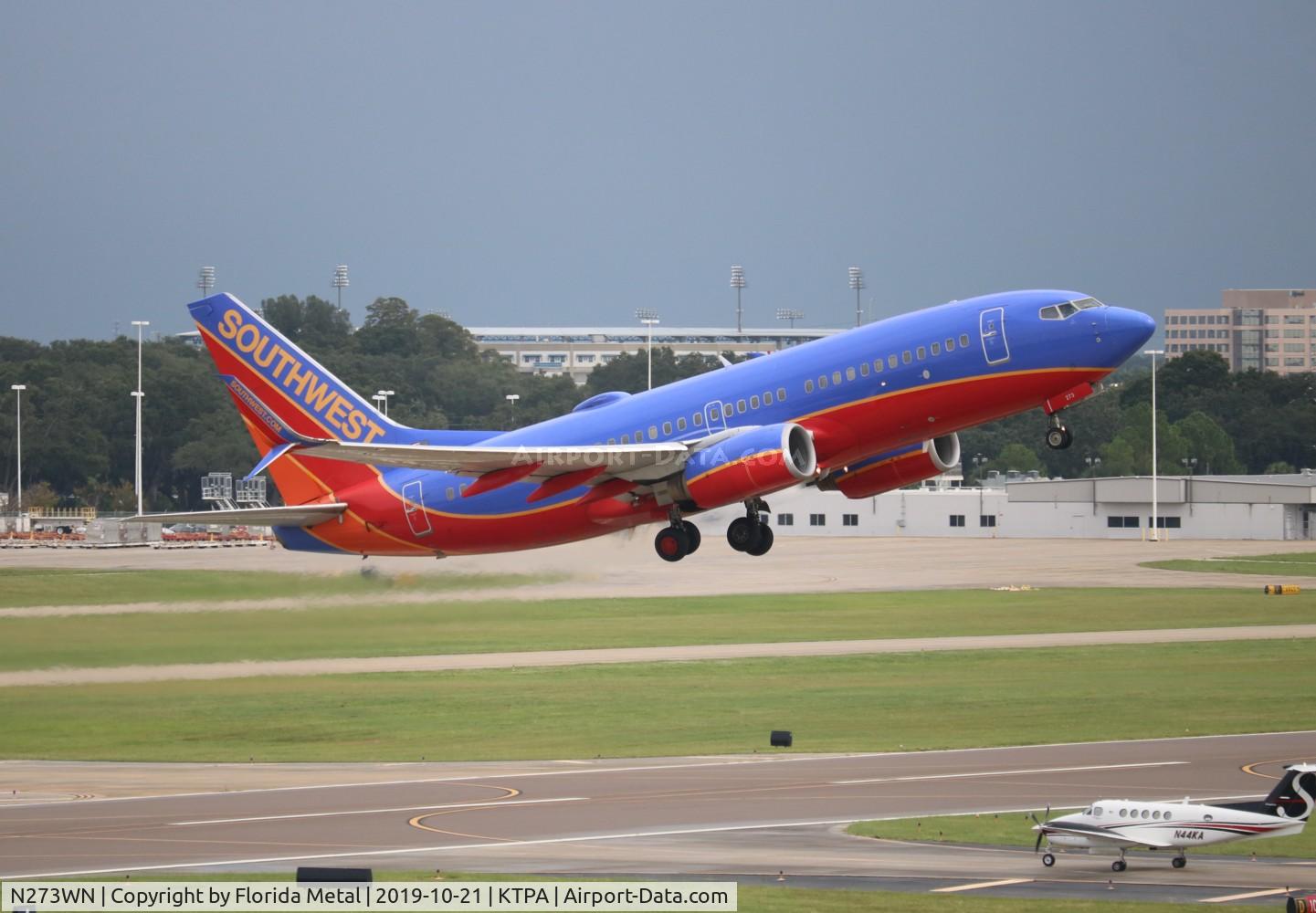 N273WN, 2007 Boeing 737-7H4 C/N 32528, TPA 2019