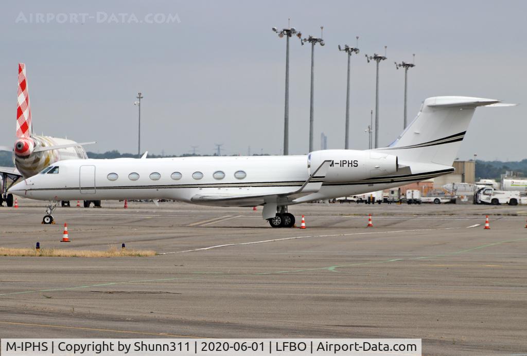 M-IPHS, 2009 Gulfstream Aerospace GV-SP (G550) C/N 5246, Parked at the General Aviation area...
