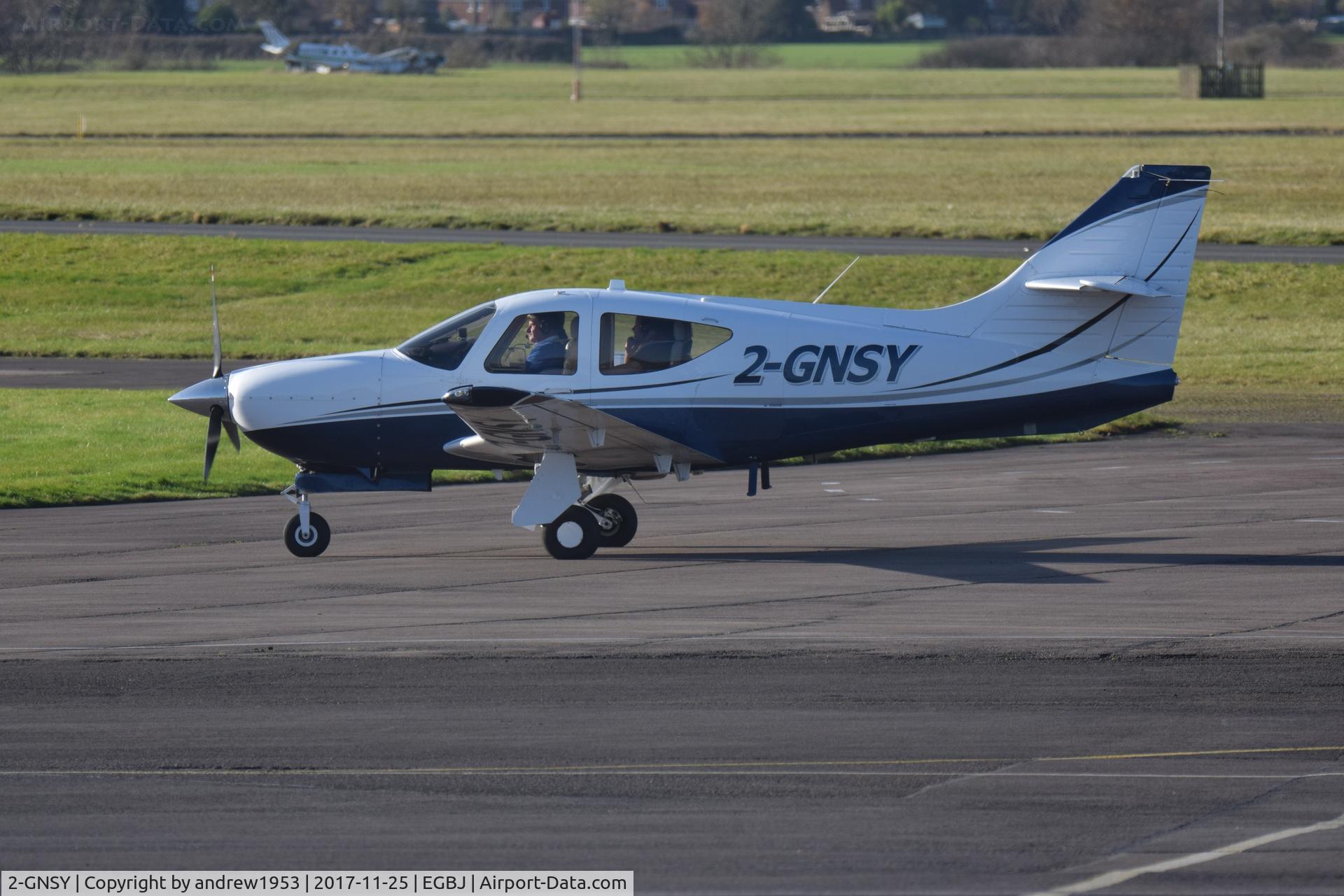 2-GNSY, 2000 Rockwell Commander 114B C/N 14679, 2-GNSY at Gloucestershire Airport.