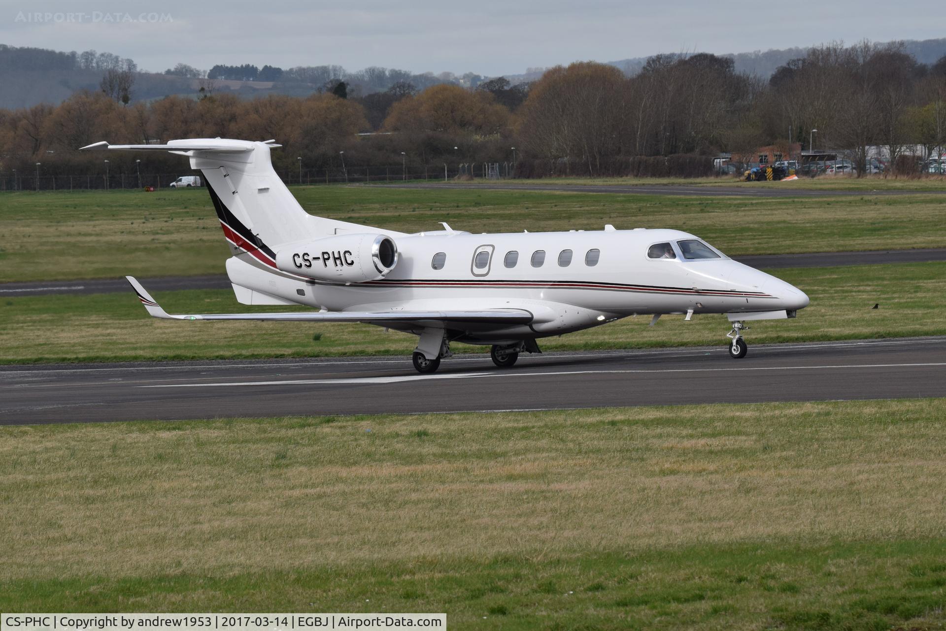 CS-PHC, 2014 Embraer EMB-505 Phenom 300 C/N 50500214, CS-PHC at Gloucestershire Airport.