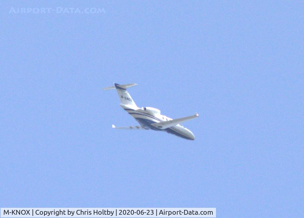 M-KNOX, 2019 Cessna 525 Citation M2 C/N 525-1019, Just left Biggin Hill over Bromley, Kent