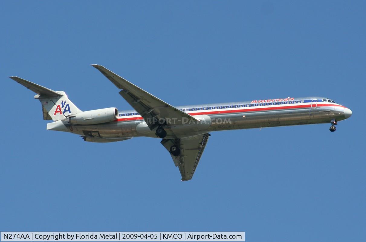 N274AA, 1984 McDonnell Douglas MD-82 (DC-9-82) C/N 49271, MCO 2009