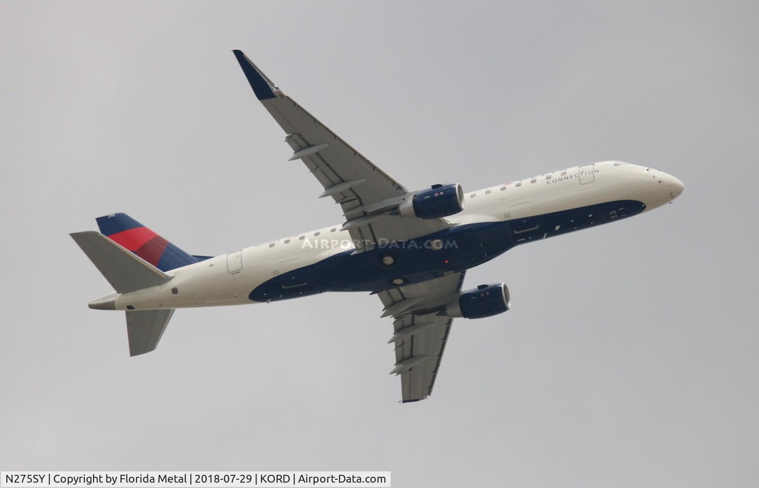 N275SY, 2018 Embraer 175LR (ERJ-170-200LR) C/N 17000737, ORD 2018
