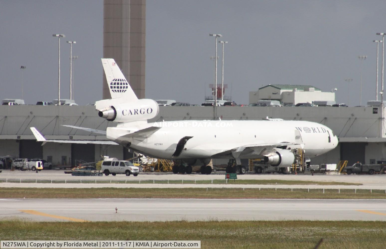 N275WA, 1995 McDonnell Douglas MD-11CF C/N 48631, MIA 2011