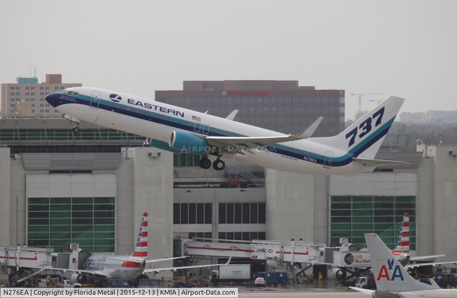 N276EA, 2006 Boeing 737-8AL C/N 35070, MIA 2015