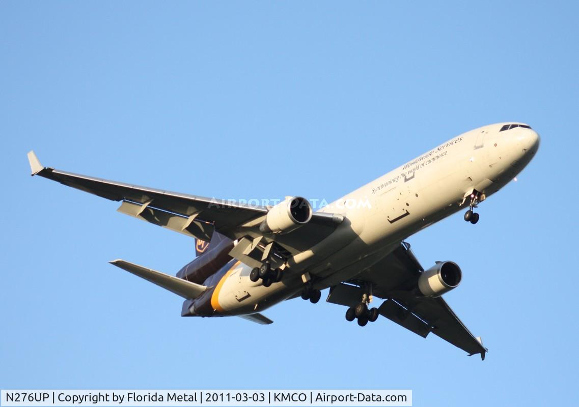 N276UP, 1996 McDonnell Douglas MD-11F C/N 48579, MCO 2011