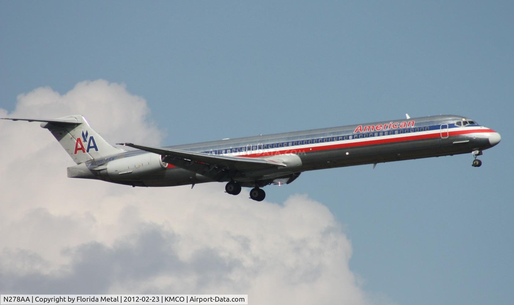 N278AA, 1985 McDonnell Douglas MD-82 (DC-9-82) C/N 49294, MCO 2012
