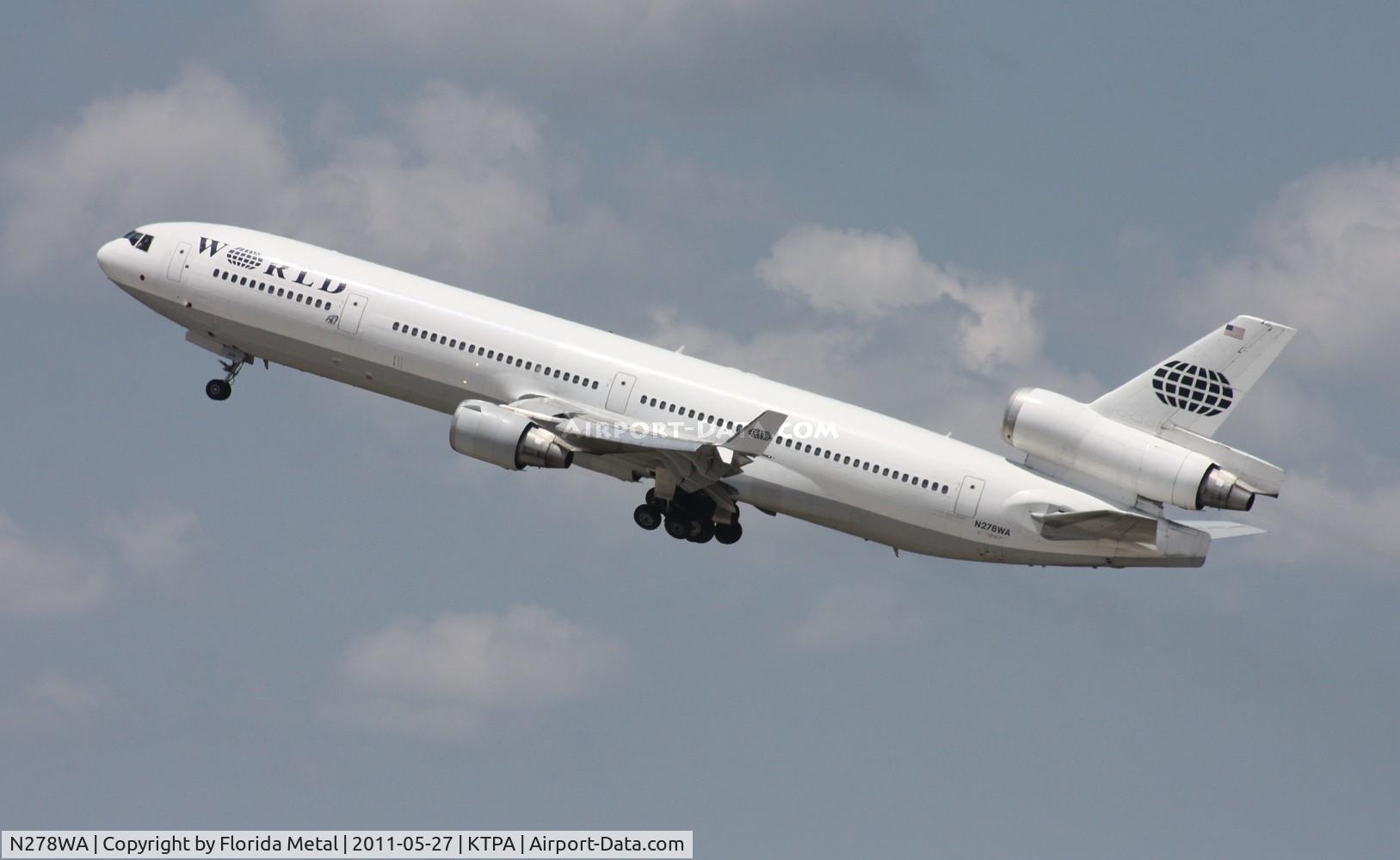 N278WA, 1996 McDonnell Douglas MD-11 C/N 48746, TPA 2011