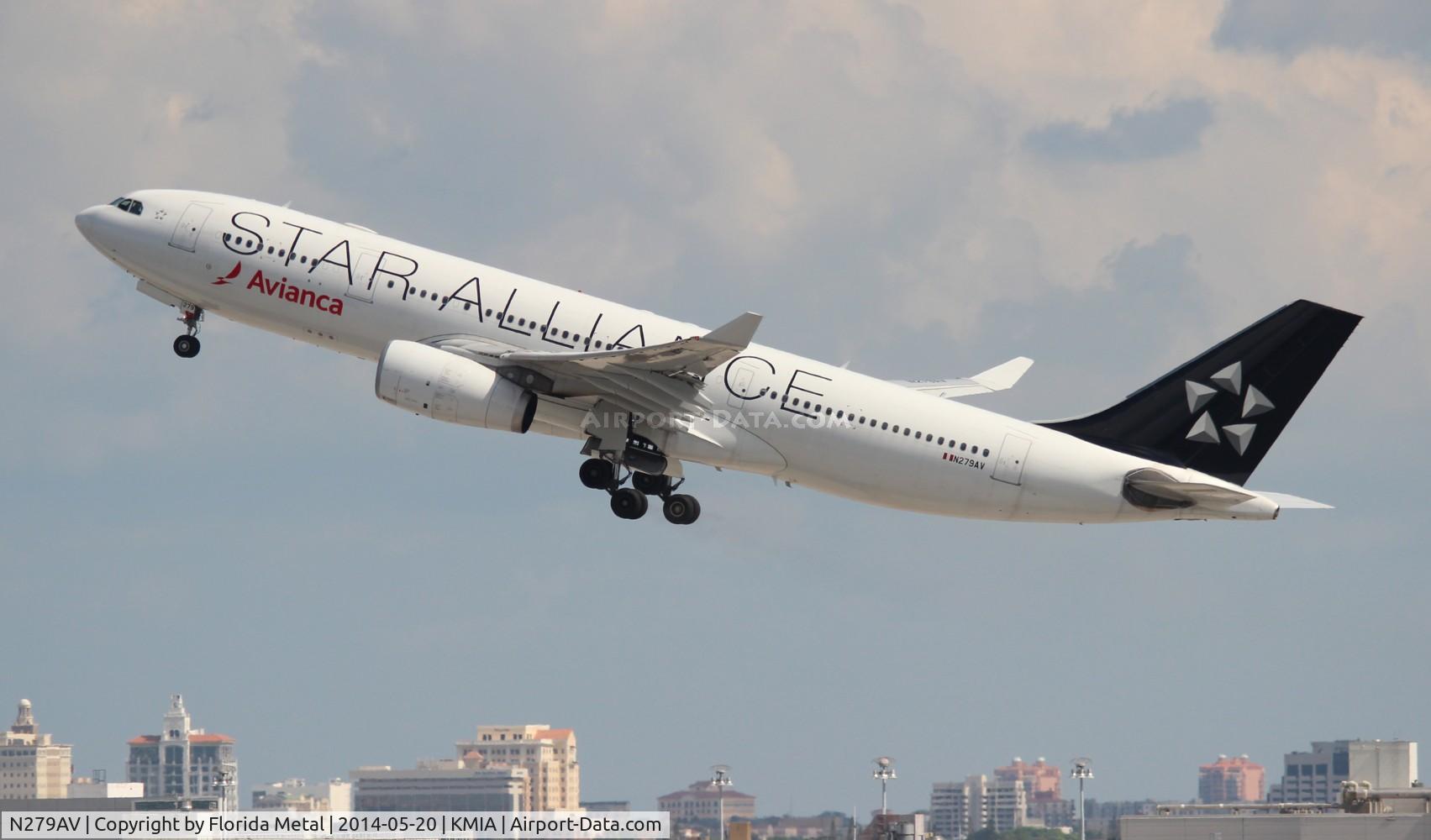 N279AV, 2011 Airbus A330-243 C/N 1279, MIA 2014
