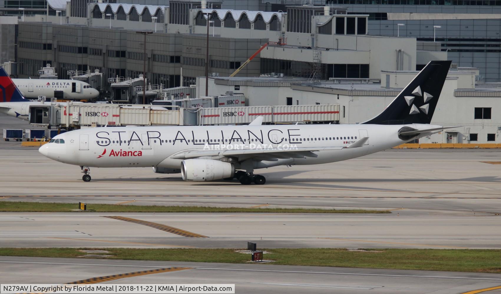 N279AV, 2011 Airbus A330-243 C/N 1279, MIA 2018