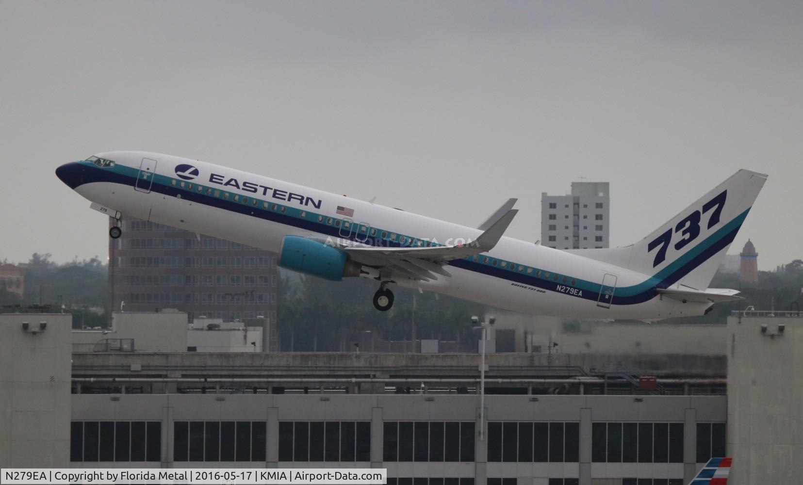 N279EA, 2011 Boeing 737-86J C/N 36881, MIA 2016