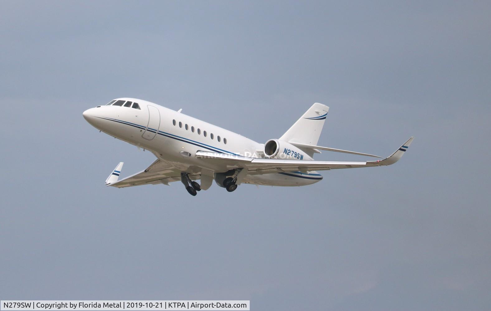 N279SW, 2018 Dassault Falcon 2000EX C/N 350, TPA 2019